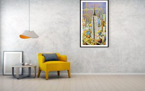  colorful abstract cityscape