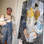 urban landscape painting